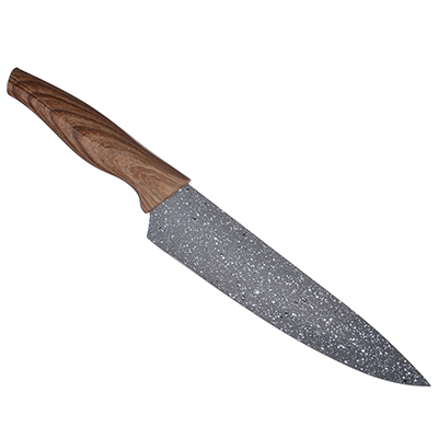 Нож кухонный , SATOSHI  Алмаз ,кухонный шеф, 20 см ,антипригарн.покрыт. на блистаре