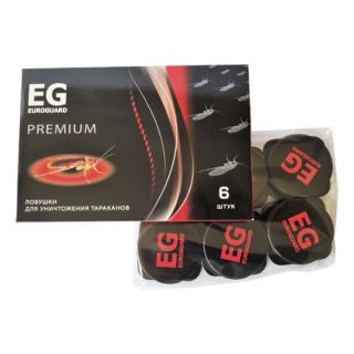 Euroguard  Premium ловушки от тараканов 6 шт.