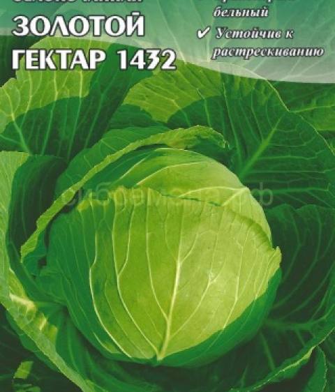 Капуста бк Золотой гектар 1432, 1г (цв.)