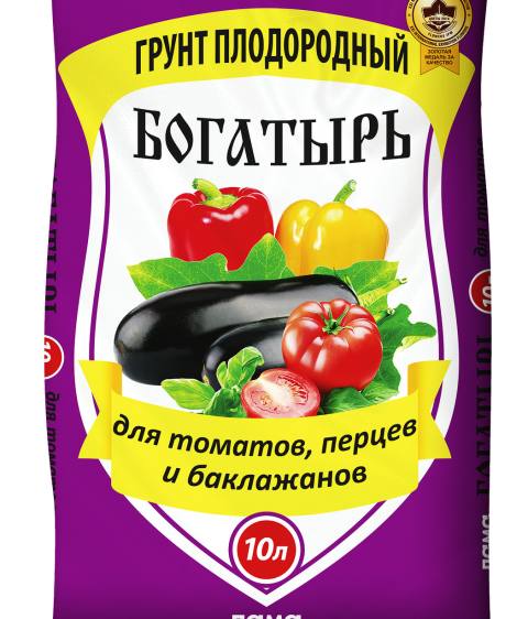 Грунт Богатырь для томатов 10  лит.