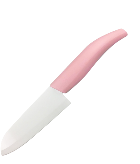 Нож - для Мяса  розовый Цветы
